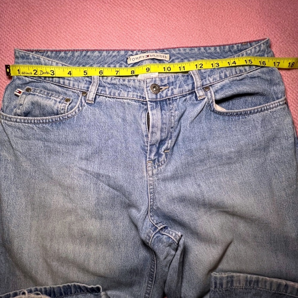 Vintage Tommy Hilfiger Light Wash Straight Leg Denim Jeans Womens Size 10 Blue - Picture 6 of 8